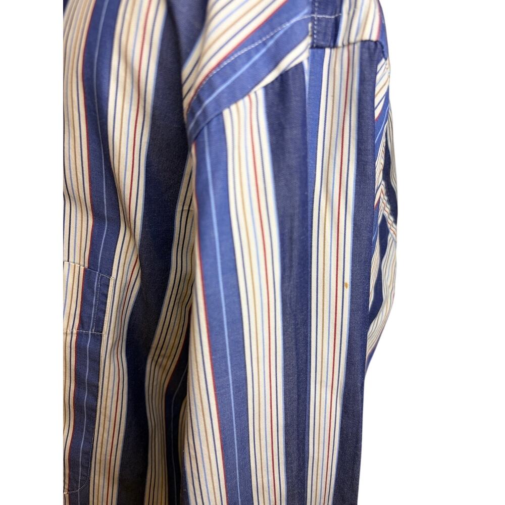 Faconnable Vintage 1990’s Vertical Stripe Button Down from Nordstrom - Picture 7 of 7